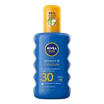 Lloyds Pharmacy Nivea protect & moisture spf 30 sun spray offer