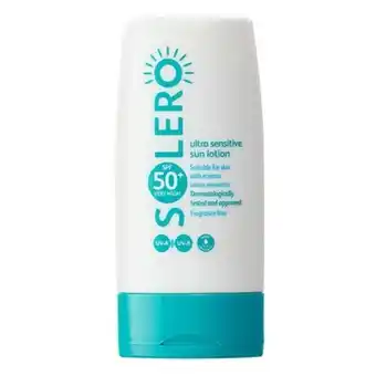 Solero ultra sensitive sun lotion mini spf50