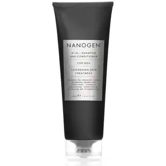 Lloyds Pharmacy Nanogen 5-in-1 exfoliating shampoo & conditioner for men offer