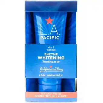 Lloyds Pharmacy L.a. pacific 4 in 1 action enzyme whitening toothpaste offer