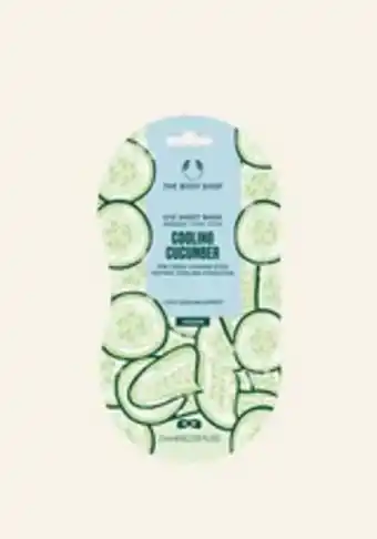 Cooling cucumber eye sheet mask