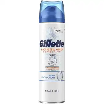 Lloyds Pharmacy Gillette fusion skinguard sensitive gel 200ml offer