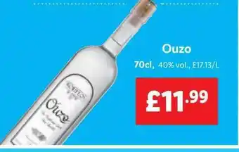 Lidl Ouzo offer
