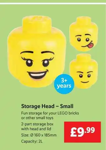 Lidl Storage Head - Small offer