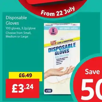 Lidl Disposable Gloves offer