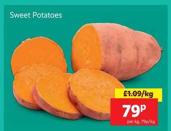 Lidl Sweet Potatoes offer