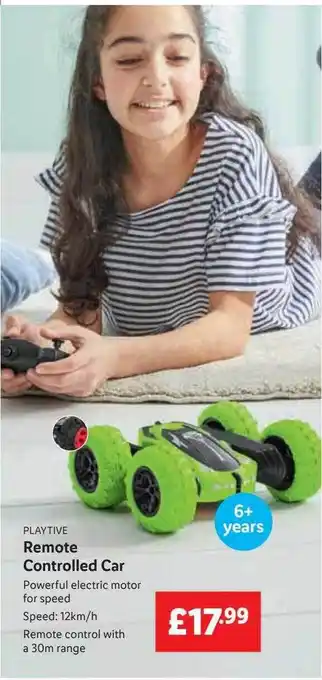 Lidl Playtive Remote Controlled Car offer