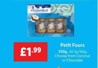 Lidl Petit Fours offer