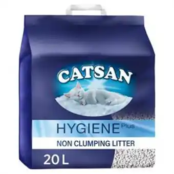 Home Bargains Catsan: hygiene non-clumping cat litter 20l offer