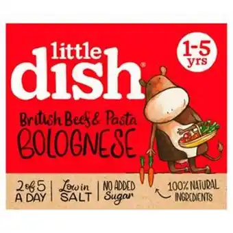 Sainsbury's Little dish british beef & pasta bolognese 1-5 yrs 200g offer