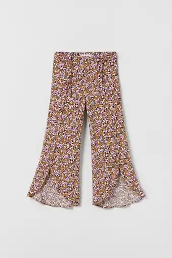ZARA Floral loose fit trousers offer