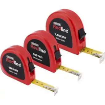 Toolstation Draper pack of tape measures offer