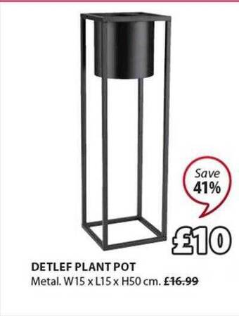JYSK Detlef Plant Pot offer