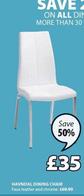 JYSK Havndal Dining Chair offer