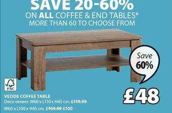 JYSK Vedde Coffee Table offer