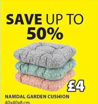 JYSK Namdal Garden Cushion offer