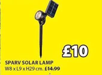JYSK Sparv Solar Lamp offer