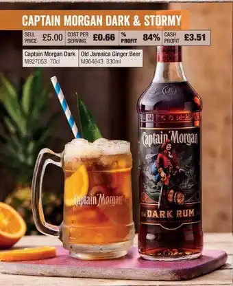 Booker Wholesale Captain Morgan Dark & Stormy offer