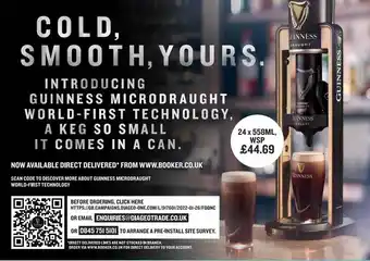 Booker Wholesale Guinness offer