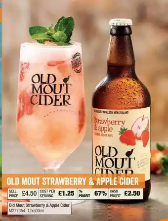 Booker Wholesale Old Mout Strawberry & Apple Cider offer