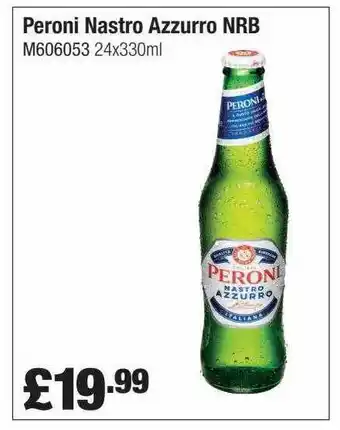 Booker Wholesale Peroni Nastro Azzurro Nrb offer