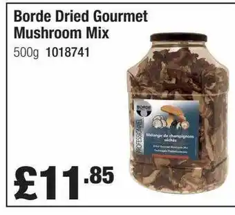 Booker Wholesale Borde Dried Gourmet Mushroom Mix offer