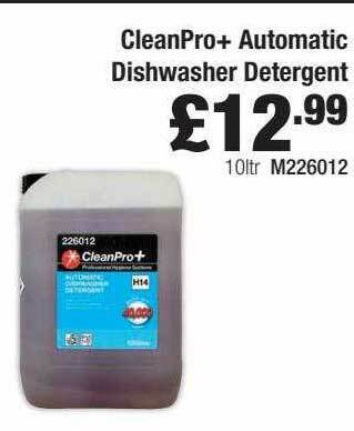 Booker Wholesale CleanPro+ Automatic Dishwasher Detergent offer
