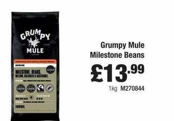 Booker Wholesale Grumpy Mule Milestone Beans offer