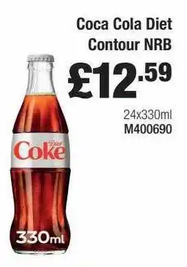 Booker Wholesale Coca Cola Diet Contour Nrb offer