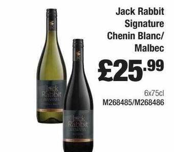 Booker Wholesale Jack Rabbit Signature Chenin Blanc-malbec offer