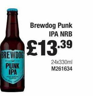 Booker Wholesale Brewdog Punk Ipa Nrb offer
