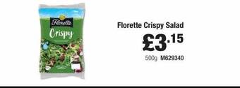 Booker Wholesale Florette Crispy Salad offer