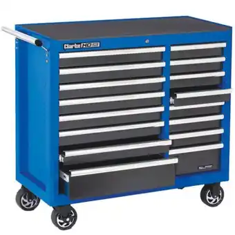 Machine Mart Clarke cbb226blc extra large hd plus 16 drawer tool cabinet blue offer