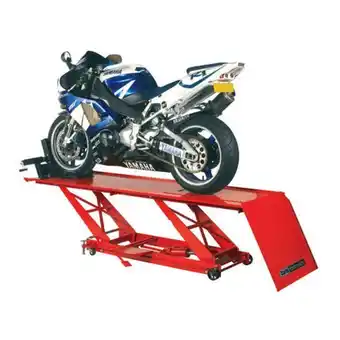 Clarke cml3 450kg foot pedal operated hydraulic motorcycle lift