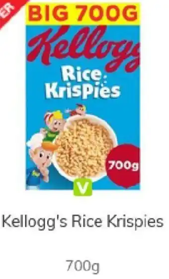 Morrisons Kellogg's Rice Krispies 700g offer