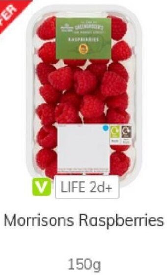 Morrisons Morrisons Raspberries 150g offer