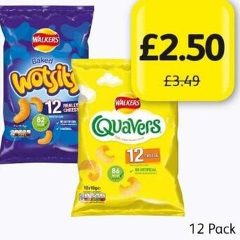 Londis Wotsits /Quavers 12 Pack offer