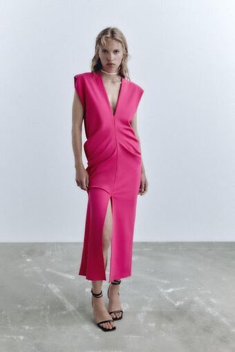 ZARA Long dress with slits offer