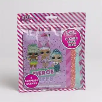 Home Bargains Lol surprise!: 5 sheet face mask set offer