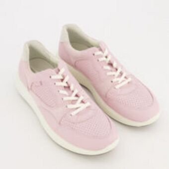 TK Maxx Pink leather trainers offer