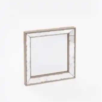 TK Maxx Silver tone wall mirror 39x39cm offer