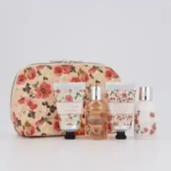 TK Maxx Peach floral toiletry bag set offer