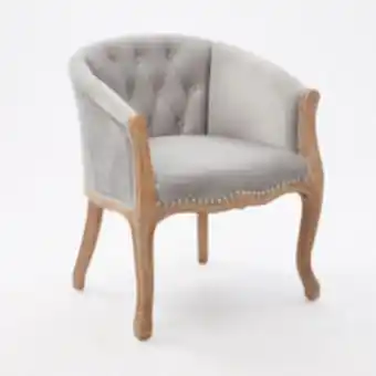 TK Maxx Grey velvet josephine chair 77x63cm offer