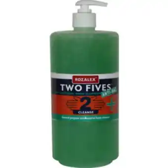 Toolstation Rozalex two fives anti-bacterial hand cleaner 1l offer