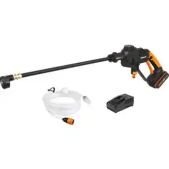 Toolstation Worx wg620e 20v hydroshot portable pressure cleaner 1 x 2.0ah offer