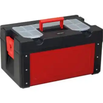 Toolstation Olympia metal-plastic toolbox with lid organiser and tote tray 560mm (22") offer