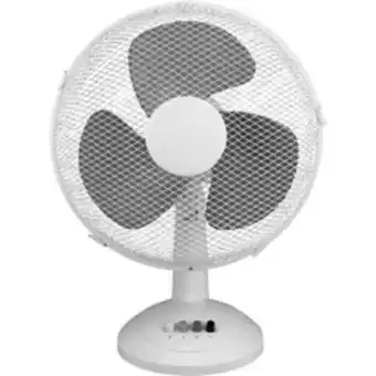 Desk fan 12" 3 speed 40w