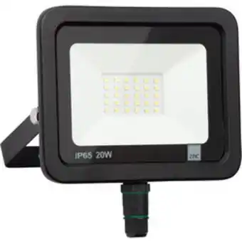 Toolstation Zinc slimline led floodlight ip65 20w 1600lm offer