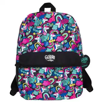 Tesco Giggle By Smiggle Black Mix Ruscksack offer