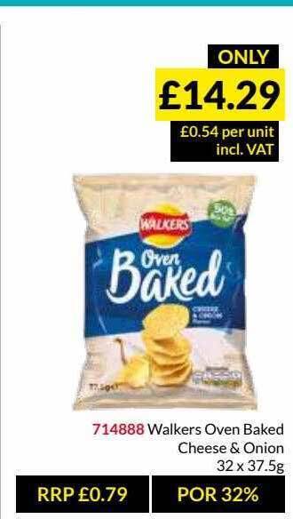 Musgrave MarketPlace Walkers Oven Baked Cheese & Onion offer